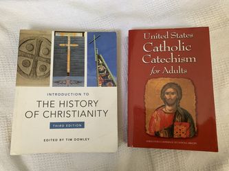 Intro to History of Christianity & United States Catholic Catechism for College Adults books