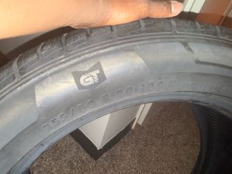 One new tire