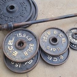 Olympic Plates And Barbell 