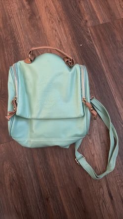 Teal colored bag
