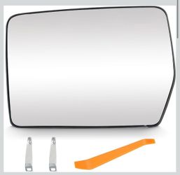 Driver Left Side Power Heated Mirror Glass Fits for 2004-2014 Ford F-150