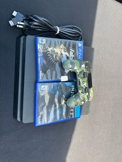 PS4 Slim Bundle with Controller and 2 Games