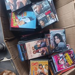 Box Full Of DVD Movies 