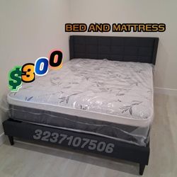 Queen Size Bed And Mattress 