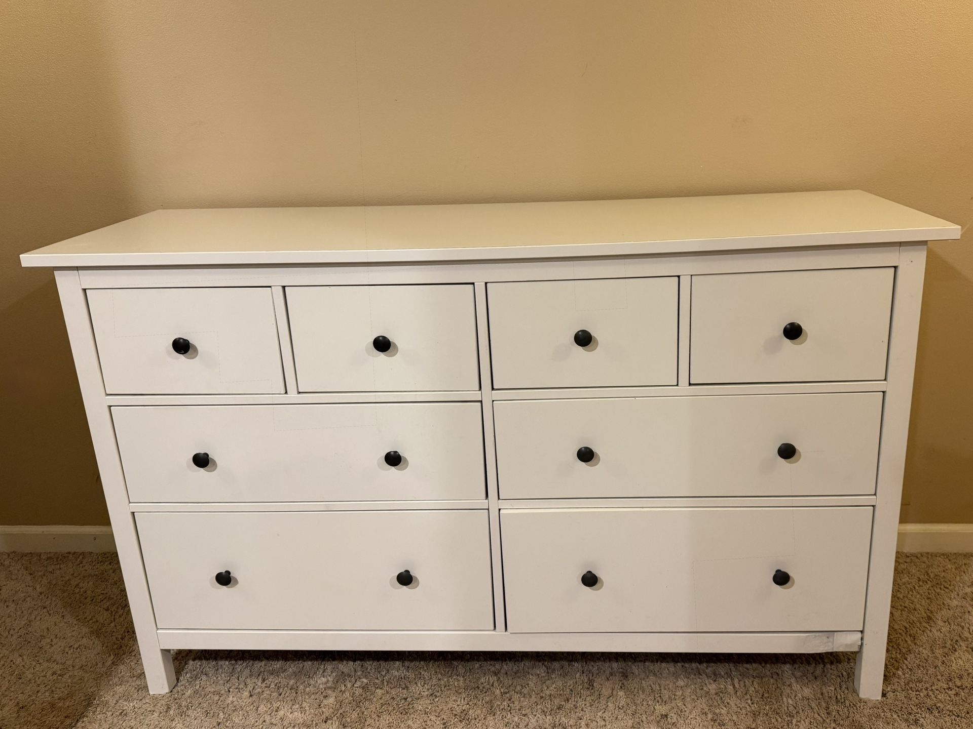 White IKEA Hemnes Dresser