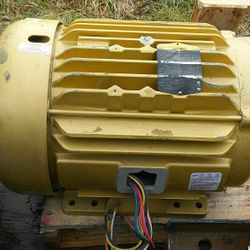 New Baldor 10 HP, 3 phase 230/460 Volt Electric Motor, 1180 RPM