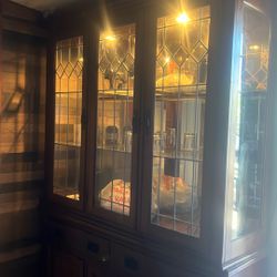 Wooden China Cabinet 