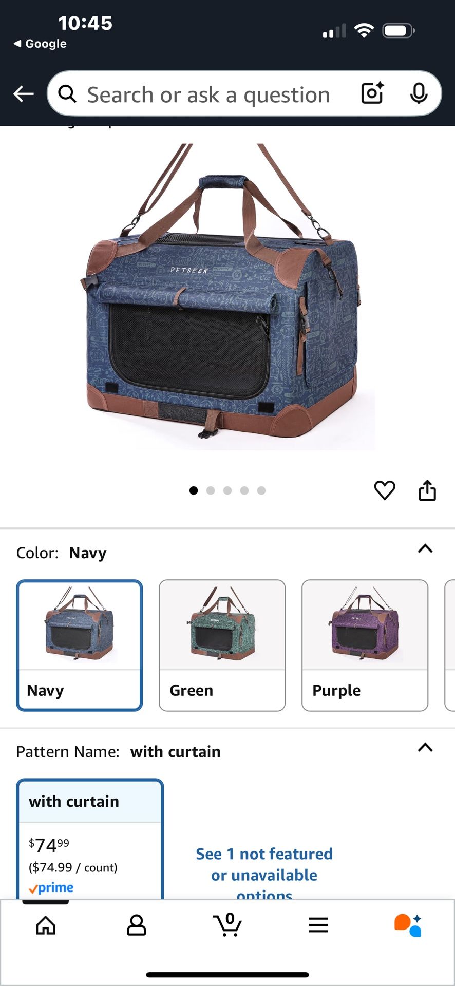 Dog & cat Carrier