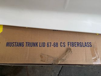 Mustang fastback trunk lid