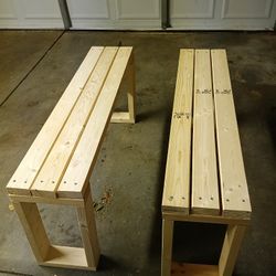 Benches Solid Wood ❤️ Gift 