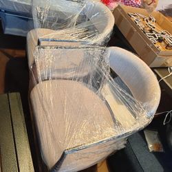 Set Of 2 Brown Chairs For  Dinning Table