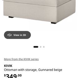 KIVIK IKEA Storage ottoman