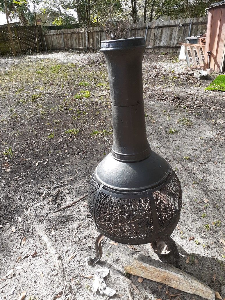Antique Outdoor Fireplace