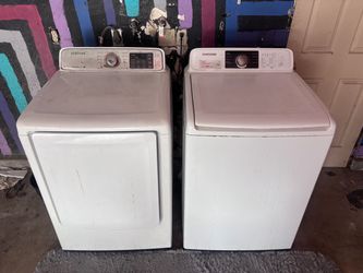 Samsung Washer & Dryer Set – Large Capacity