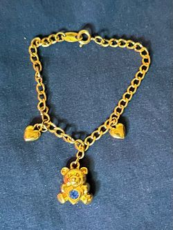 Vintage 1990’s AVON Girl’s Teddy Bear Bracelet