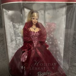 2002 Holiday celebration Barbie 