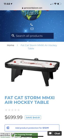 Air hockey table