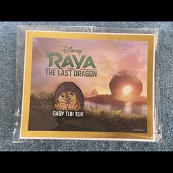 New Disney Movie Club Exclusive Raya Trading Pin & Certificate 