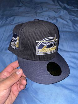Houston Astros new era fitted hat Size 8 corduroy