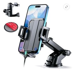 3-in-1 Car Phone Holder Mount for Car Dashboard Air Vent Windshield
