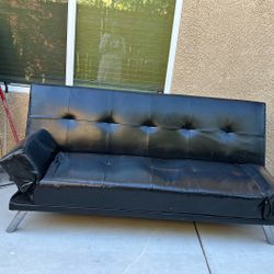 Leather Futon 