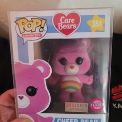CHEER BEAR FLOCKED FUNKO POP