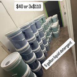 5 GALLON LAUNDRY DETERGENTS