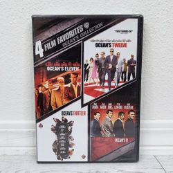 Oceans Collection DVD 4 Film Favorites NEW SEALED