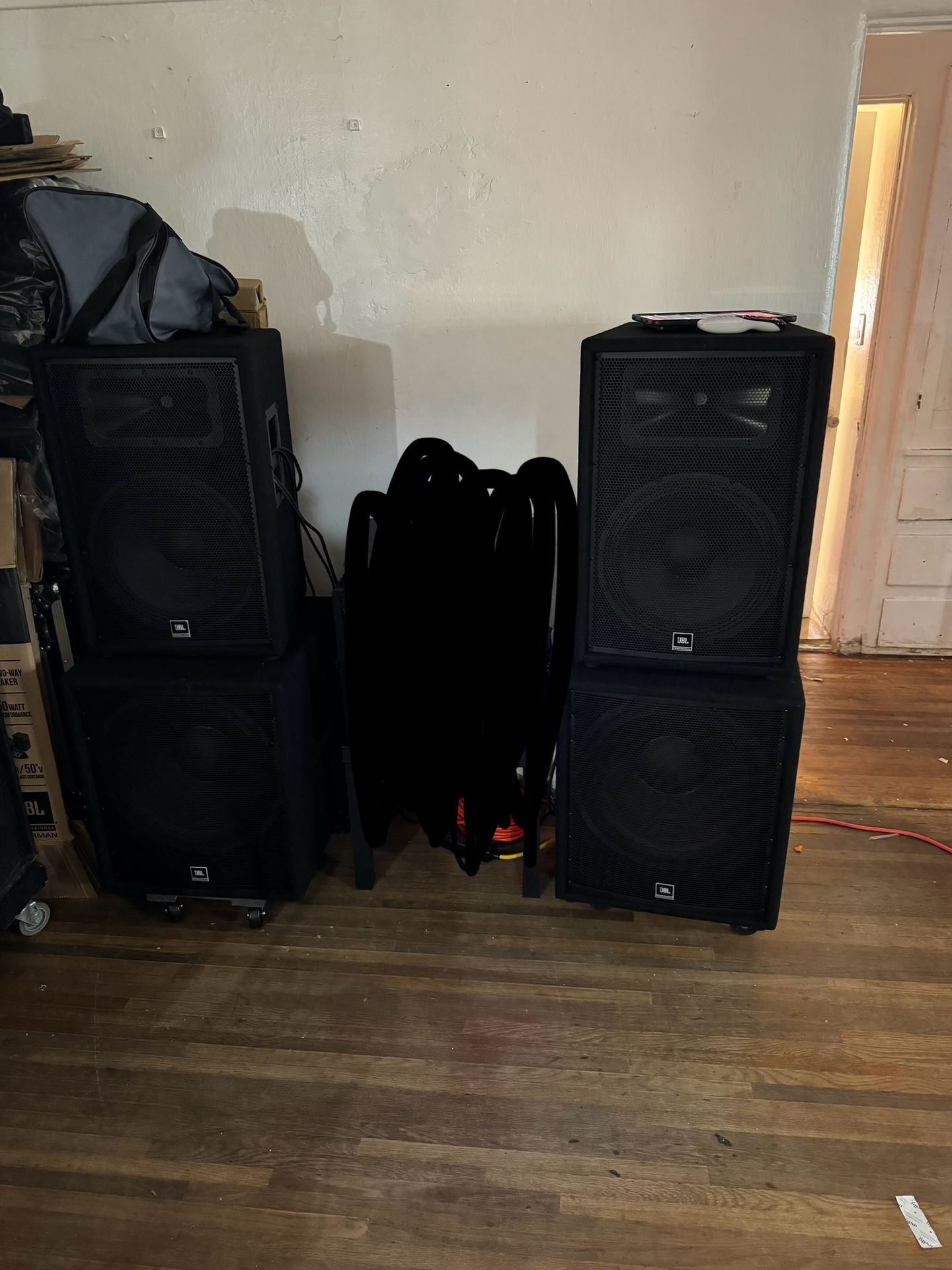 JBL JRX Speaker And Sub Combo