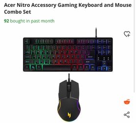 Acer Nitro Gaming Keyboard & Mouse Combo Set – Brand New!