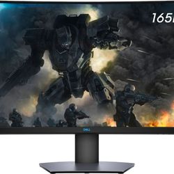 Dell - S3220DGF 32" LED Curved QHD FreeSync Monitor with HDR (DisplayPort, HDMI, USB) - Ascent Gray