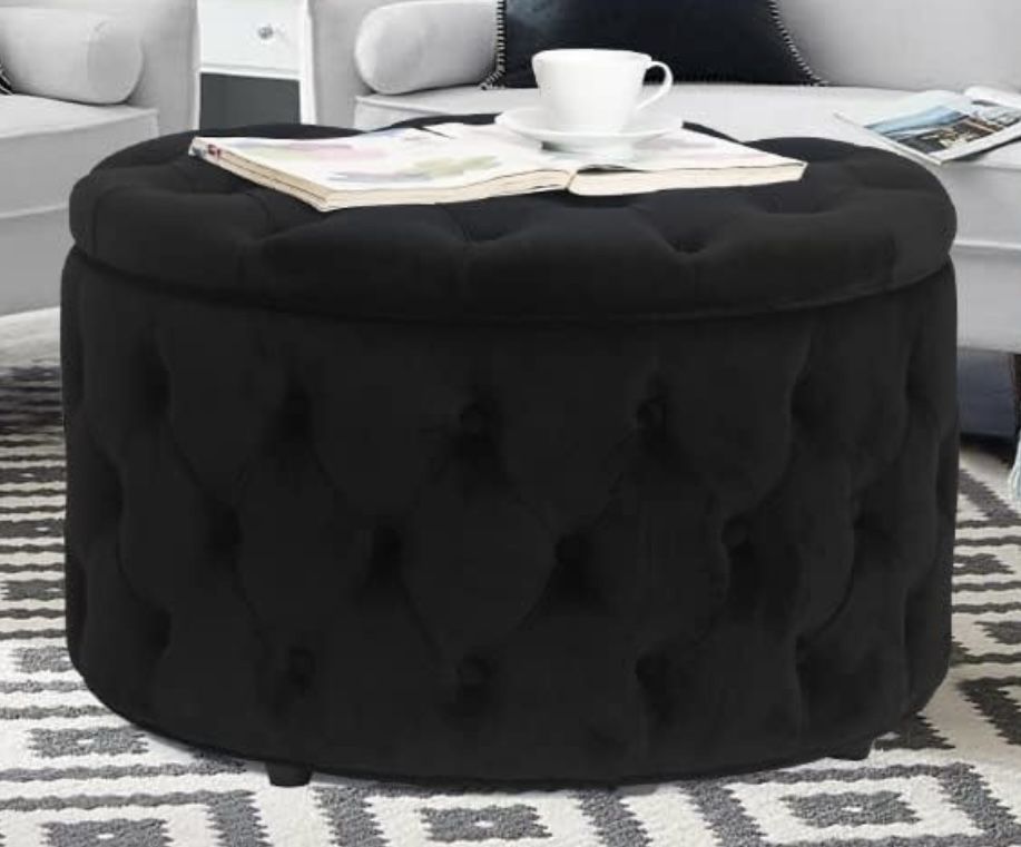 Black Ottomans (Best Offer! Not Free)