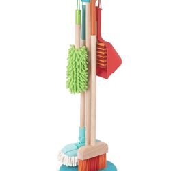 Battat- Kids Cleaning Set - Cleaning Toys For Toddlers, Children - Pretend Play Kit- Broom, Mop, Brush, Dustpan, Duster- Sweep n' Clean- 2 Years +