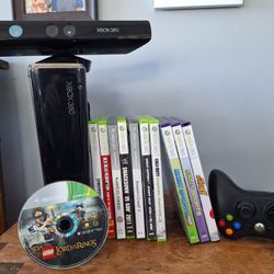 XBox 360 W/Kineck and Games