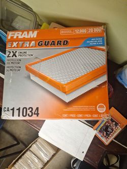 Air Filter=FRAHM XTRA GUARD CA11034
