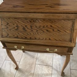 Escritorio Secretario Rustico Frances Madera Solida