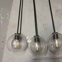 Set Of Three Pendant Lights