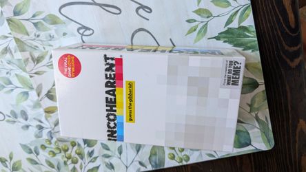 Incoherent card games-guess the gibberish