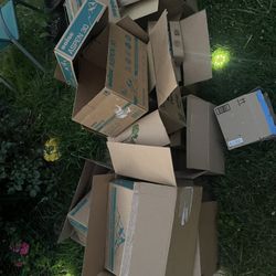Free - cardboard Boxes 10-20