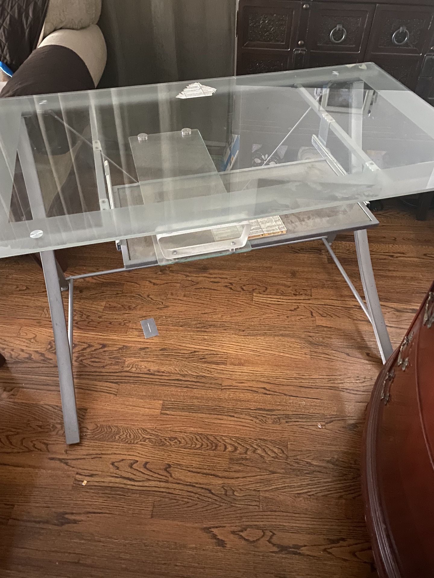 Glass Desk