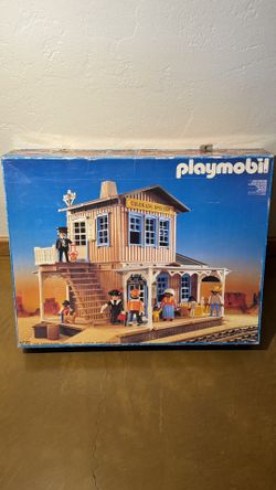 Playmobil 3770 Colorado Springs Train Station (Rare)