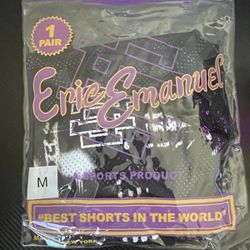 Eric Emanuel Shorts Black Skyline streetwear Shorts For Men
