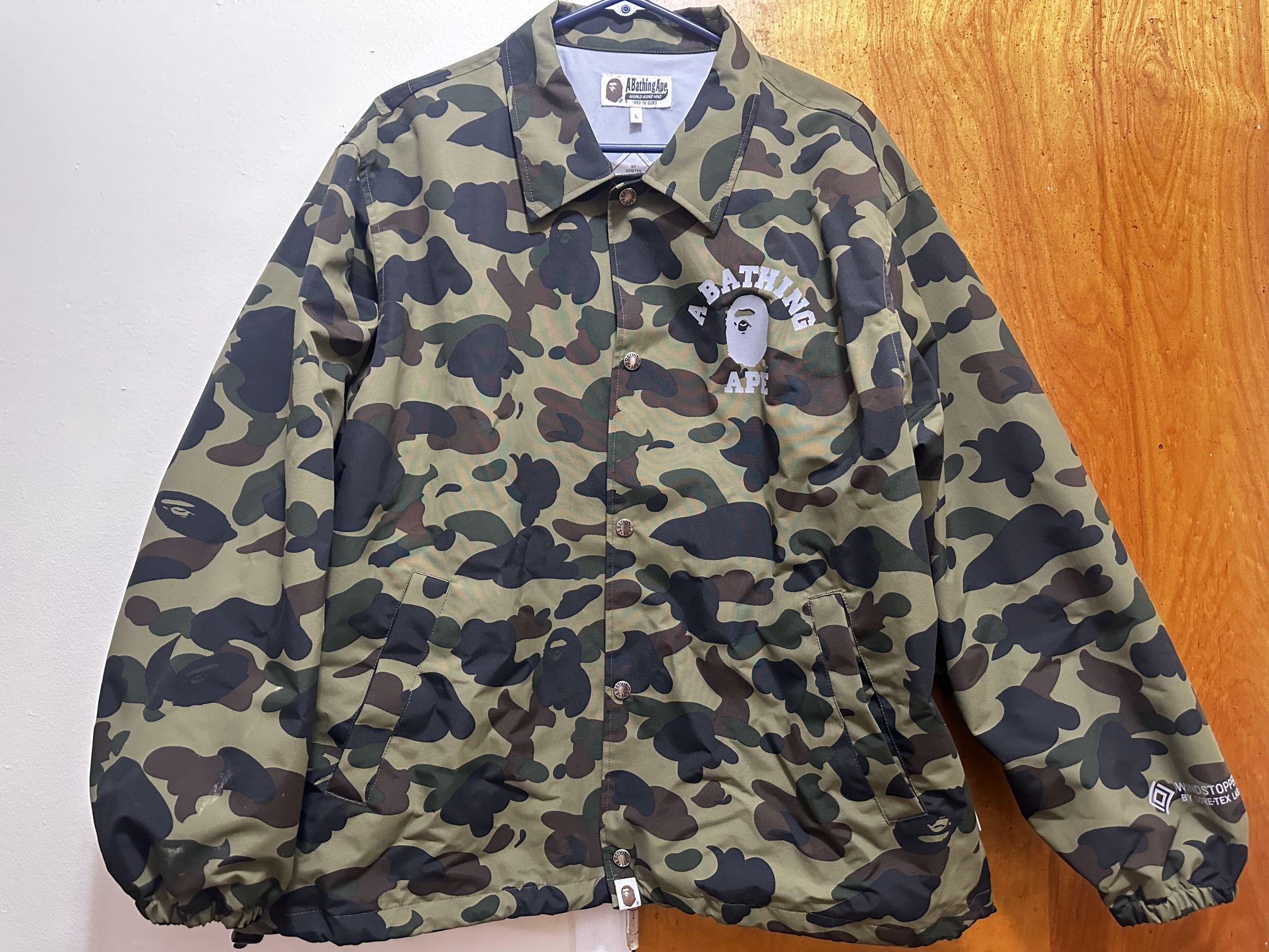Bape Coach Jacket Size Large