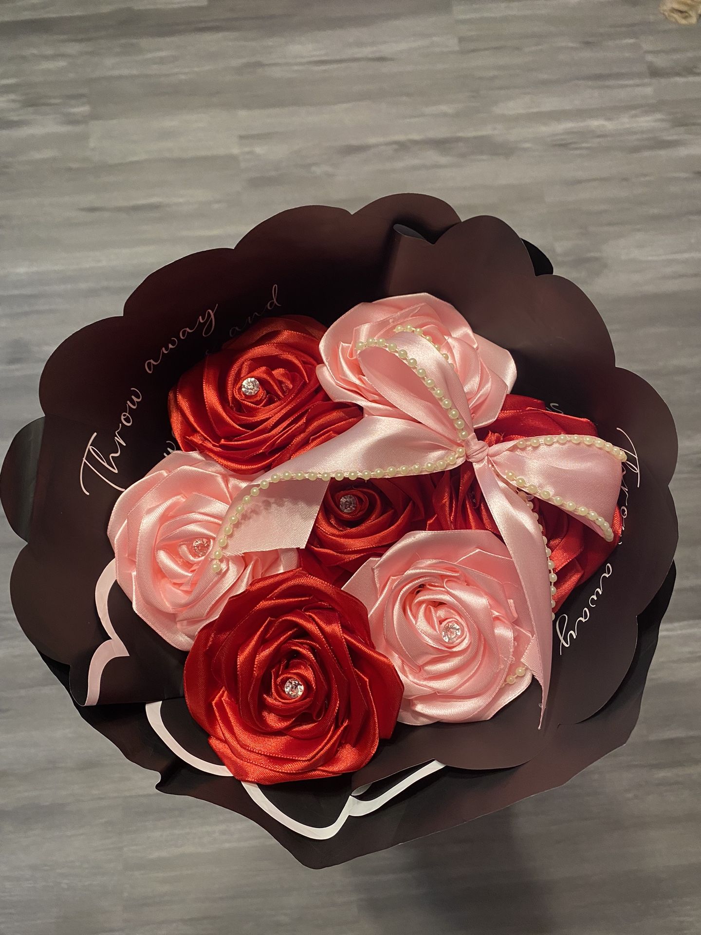 ribbon bouquet 