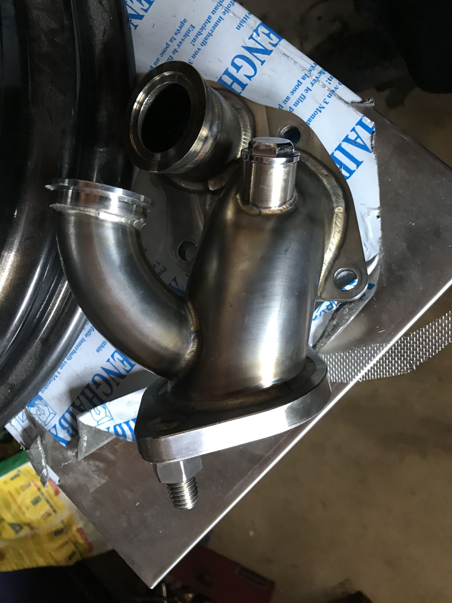 Jm fab 02 housing dsm 90-99 for 38mm wastegate