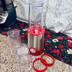 Bella Rocket Personal Blender -5 piece + Base Set for smoothies, coffee grind + more (#XB9218A)