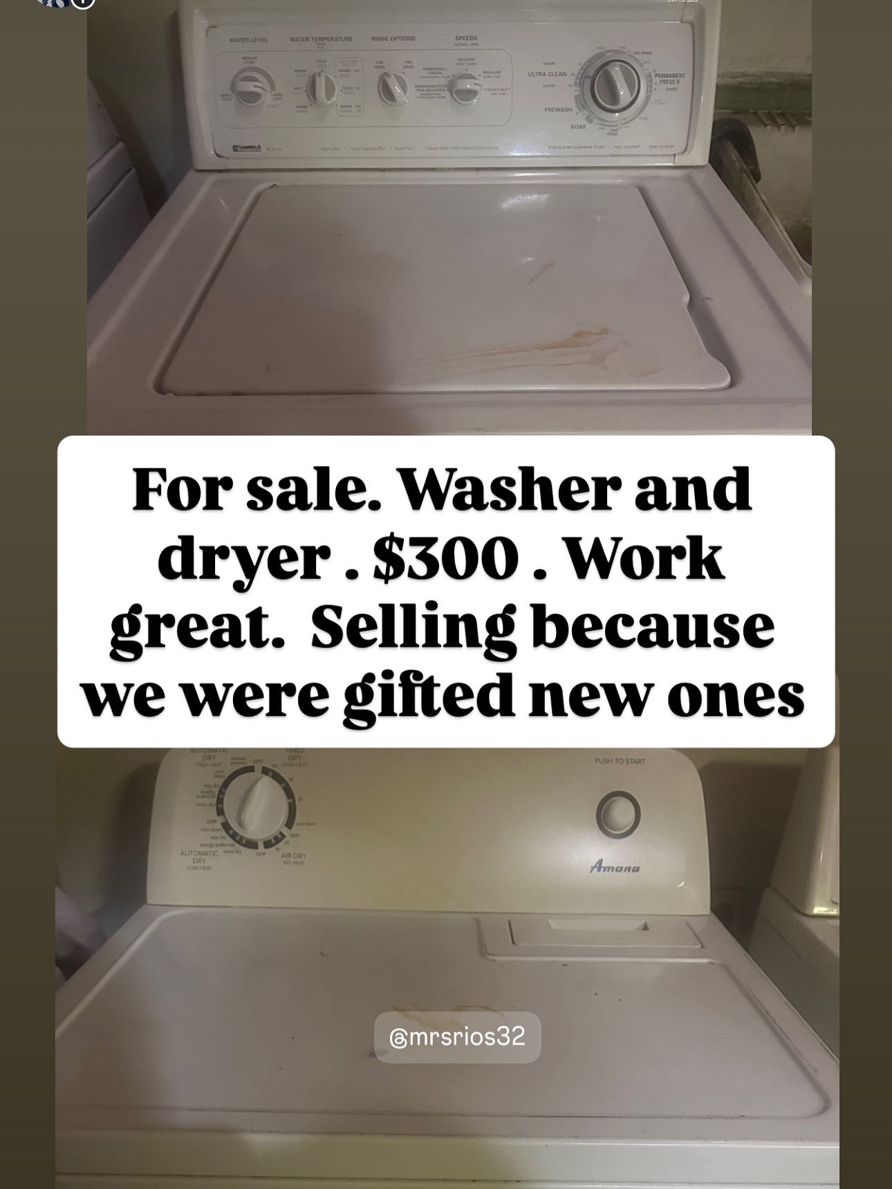 Washer And Dryer For Sale