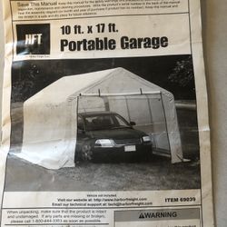 10x17 Portable Garage