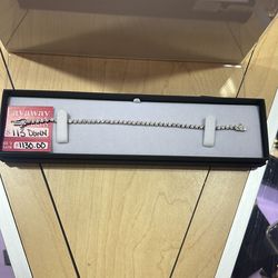 14K LDS White Gold Tennis Bracelet