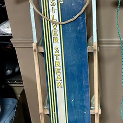 Vintage Garton Silver Streak sled